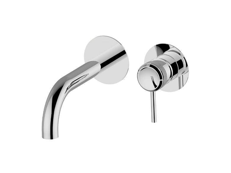 CHRONOS Wall Mounted Basin Set Chrome