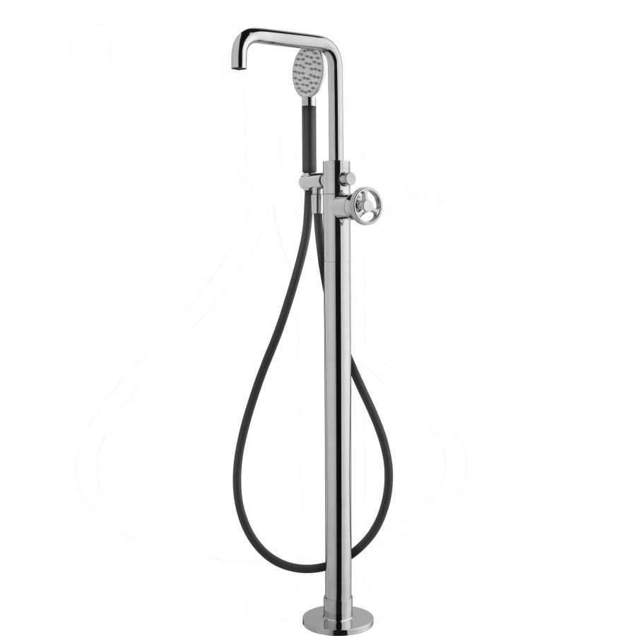 FLOOR MOUNTED TUB FILLERS Ot58 CHROME