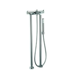 FLOOR MOUNTED TUB FILLERS KIRUNA THERMOSTATIC CHROME
